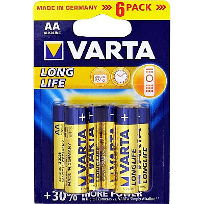 Μπαταρίες VARTA Αλκαλικές AA (6τμχ)