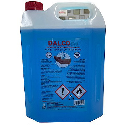 Dalco Gel αντισηπτικό - απολυμαντικό gel χεριών 5lt