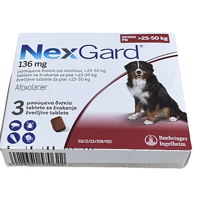 NexGard dog 25-50kg 3tabs