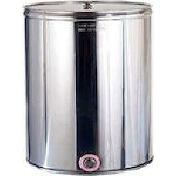 Δοχείο INOX 150lt με κουμπωτό καπάκι χωρίς βρυσάκι