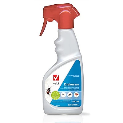 Gemma Draker RTU Spray για Μύγες / Μυρμήγκια / Ψύλλους / Κατσαρίδες / Κουνούπια 400ml