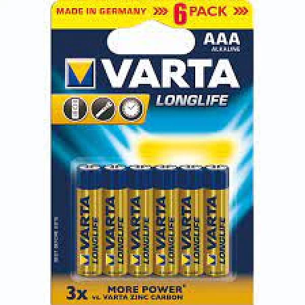Μπαταρίες VARTA Αλκαλικές ΑΑΑ (6τμχ)