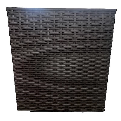 Γλάστρα Natura πλεκτό πλαστικό 36*36*36cm 42lt