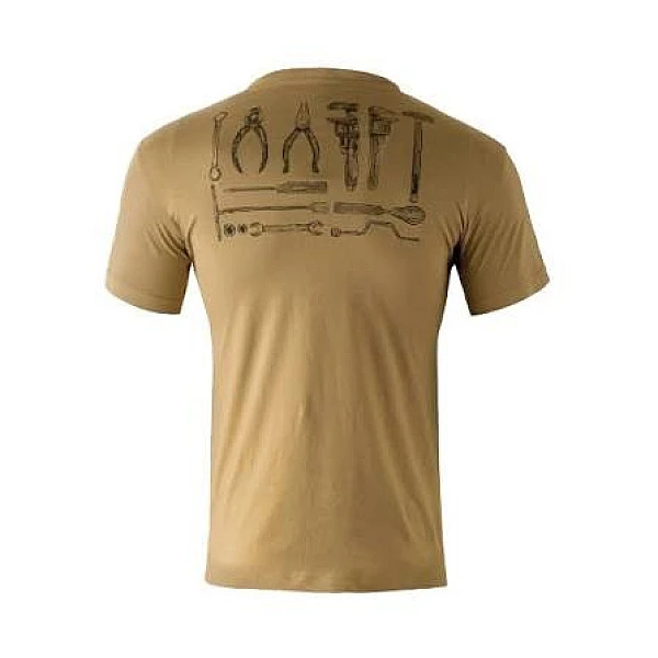 Μπλούζα t-shirt κάμελ ΧL 35783